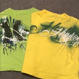Two Hurley T-shirts , 6 mos